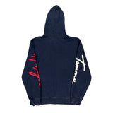 Hilfiger Spellout On Sleeve Tommy Hilfiger Spellout Hoodie - Medium White Cotton