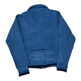 Nike Fleece Jacket - Small Blue Polyester