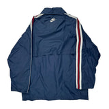Nike Striped Jacket - XL Blue Polyester