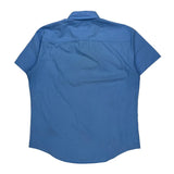 Tommy Hilfiger Slim Fit Short Sleeve Shirt - XL Blue Cotton