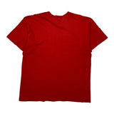 Nike T-Shirt - Medium Red Cotton