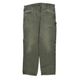 Dickies Carpenter Trousers - 37W 30L Green Cotton