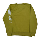 Carhartt Spellout Sweatshirt - Medium Green Cotton