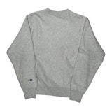 Reverse Weave Champion College Sweatshirt - Small Grey Cotton