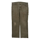 Dickies Carpenter Trousers - 35W 31L Grey Cotton