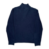Tommy Hilfiger 1/4 Zip - Large Blue Cotton