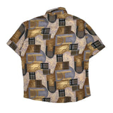 Rafael Short Sleeve Shirt - XL Gold Cotton Blend