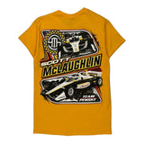 Scott Mclaughlin Team Penske Graphic T-Shirt - Small Yellow Cotton