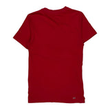 Lacoste T-Shirt - Small Red Cotton