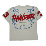 Thunder Racing Team Pacsun Graphic T-Shirt - Large Multicoloured Cotton