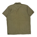 The North Face Short Sleeve Shirt - XL Green Polyester