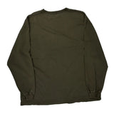 Carhartt Long Sleeve T-Shirt - XL Green Cotton