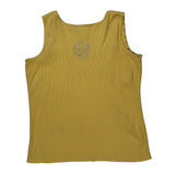 Harley Davidson Studded Vest - XL Yellow Cotton