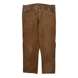 Dickies Carpenter Trousers - 37W 31L Brown Cotton