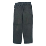 Dickies Carpenter Trousers - 32W 31L Black Cotton