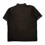 Burberry Golf Polo Shirt - Large Black Cotton