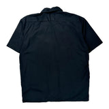 Dickies Short Sleeve Shirt - Large Black Polyester Blend
