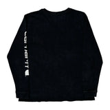 Carhartt Long Sleeve T-Shirt - Large Black Cotton