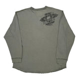 Nascar Chase Authentics Nascar Long Sleeve T-Shirt - XL Grey Cotton