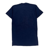 University Of Pittsburgh Panthers Tultex Single Stitch T-Shirt - Medium Navy Cotton