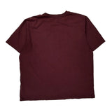 Carhartt T-Shirt - XL Burgundy Cotton