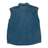 Levis Denim Gilet - Large Blue Cotton