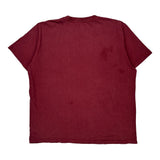 Dickies Tall T-Shirt - 2XL Burgundy Cotton