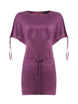 B111L _ SAIL _ Butterfly-Sleeved Jersey Mini-Dress _ Dahlia