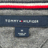 Tommy Hilfiger Striped Jumper - Medium Grey Cotton