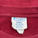 2021 Cfm Summit, Reverse Weave Champion Sweatshirt - Large Burgundy Cotton