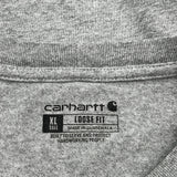 Carhartt Tall T-Shirt - XL Grey Cotton