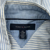 Tommy Hilfiger Striped Shirt - 2XL Blue Cotton