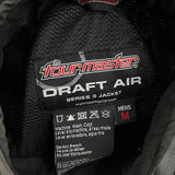 Tour Master Draft Air Jacket - Medium Black Polyester
