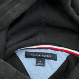 Tommy Hilfiger Spellout Hoodie - Medium Black Cotton
