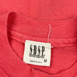 Dallas Texas South Bay Screen Print Single Stitch T-Shirt - Medium Red Cotton