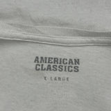 Ricky Bobby American Classics Nascar T-Shirt - XL White Cotton