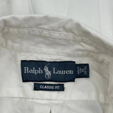 Ralph Lauren Shirt - Large White Cotton