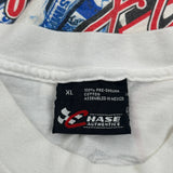 Rusty Wallace Chase Authentics Nascar T-Shirt - XL White Cotton