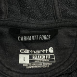 Force Carhartt Hoodie - Large Grey Cotton Blend