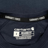 Macdonald-Miller Facility Solutions Carhartt Long Sleeve T-Shirt - Small Navy Cotton