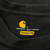 Carhartt T-Shirt - Large Black Cotton