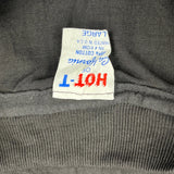 Hot T Single Stitch T-Shirt - Large Black Cotton