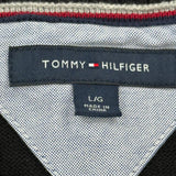 Tommy Hilfiger 1/4 Zip - Large Black Cotton