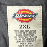 Dickies Jacket - 2XL Grey Cotton