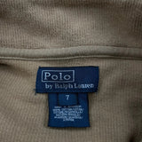 Age 6 Polo By Ralph Lauren 1/4 Zip - Small Beige Cotton