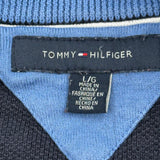 Tommy Hilfiger 1/4 Zip - Large Blue Cotton