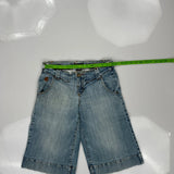 Rocawear Hip Hop Denim Shorts - 28W UK 6 Light Wash Cotton