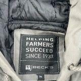 Helping Farmers Succeed Since 1937 Becks Jacket - 2XL Grey Cotton
