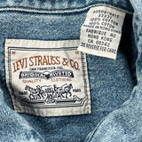 Levis Denim Shirt - Medium Blue Cotton