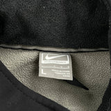 Nike Fleece Jacket - Large Black Polyester